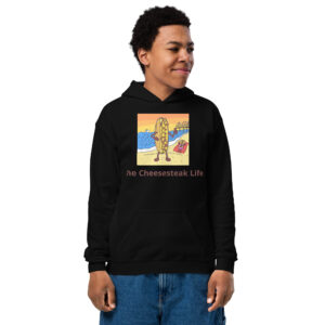 Youth heavy blend hoodie - Cheesey Beach