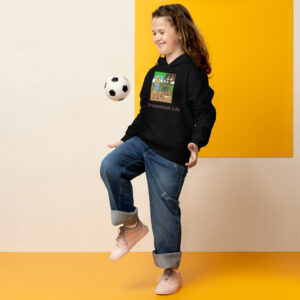 Youth heavy blend hoodie - Cheesey Bar-B-Que