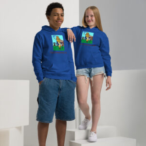 Youth heavy blend hoodie - Cheesey History