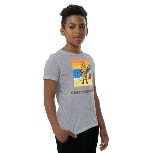Youth T-Shirt - Cheesey Beach - Image 10