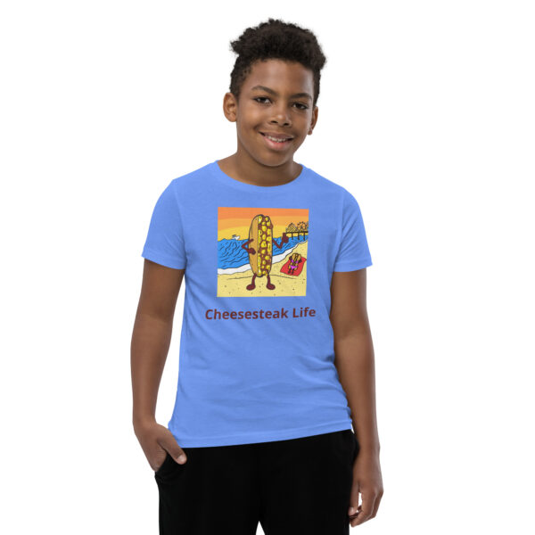 Youth T-Shirt - Cheesey Beach - Image 7