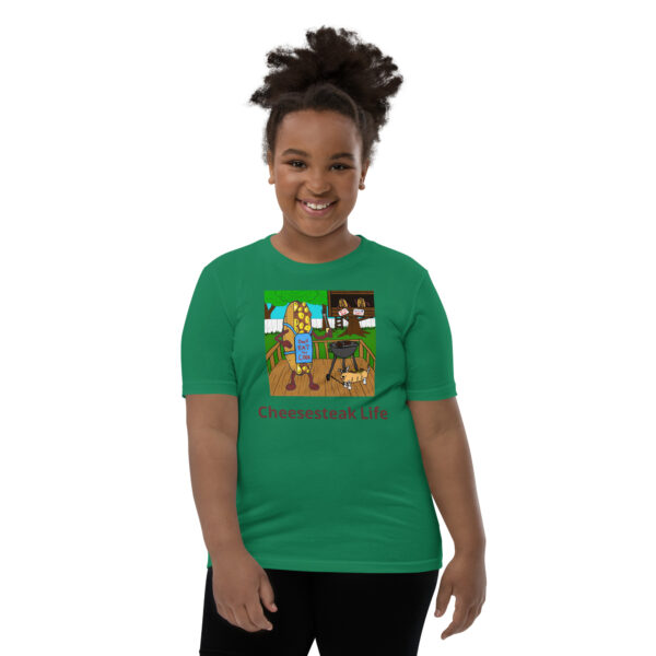Youth T-Shirt - Cheesey Bar-B-Que - Image 5