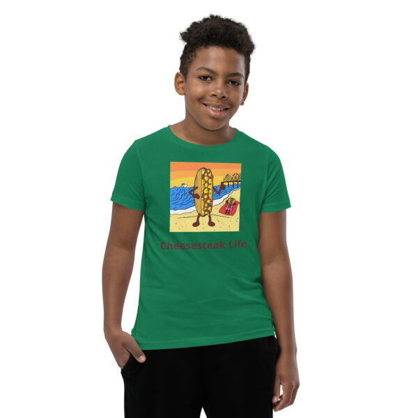 Youth T-Shirt - Cheesey Beach - Image 5