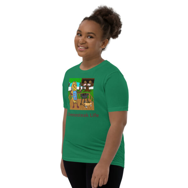 Youth T-Shirt - Cheesey Bar-B-Que - Image 9