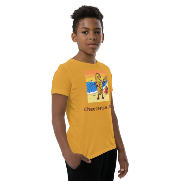 Youth T-Shirt - Cheesey Beach - Image 12