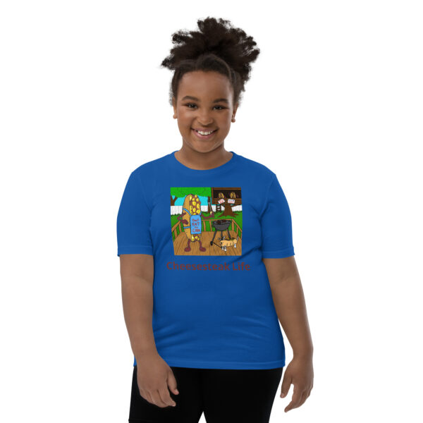 Youth T-Shirt - Cheesey Bar-B-Que - Image 2