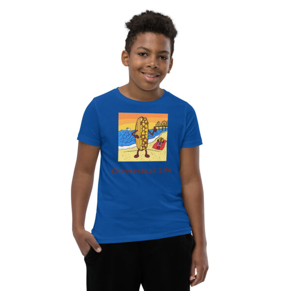 Youth T-Shirt - Cheesey Beach - Image 3
