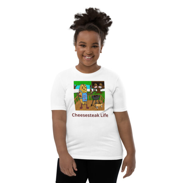 Youth T-Shirt - Cheesey Bar-B-Que - Image 3