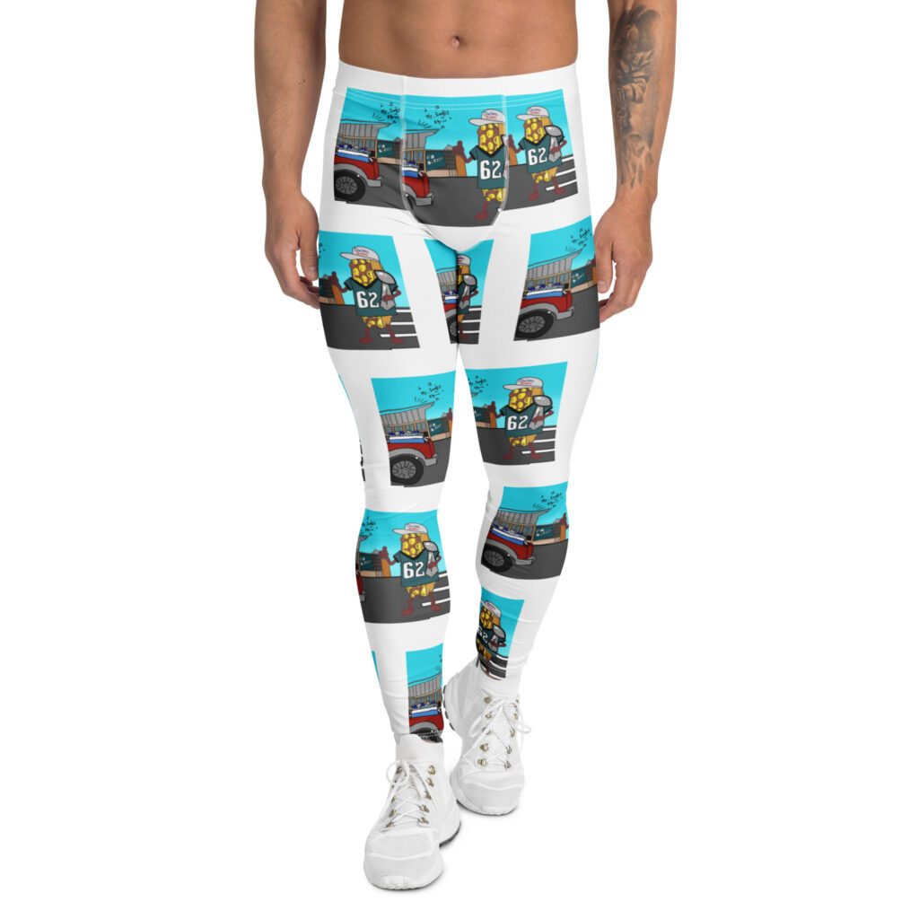 Men's Leggings - The Cheesesteak Life - Cheesey Eagles Fan