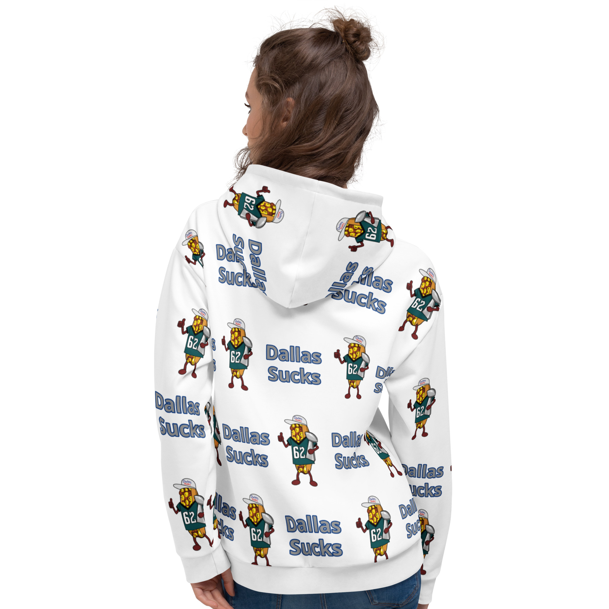 Hoodie - Cheesesteak Life - Cheesey Eagles fan & Dallas sucks everywhere - Image 2