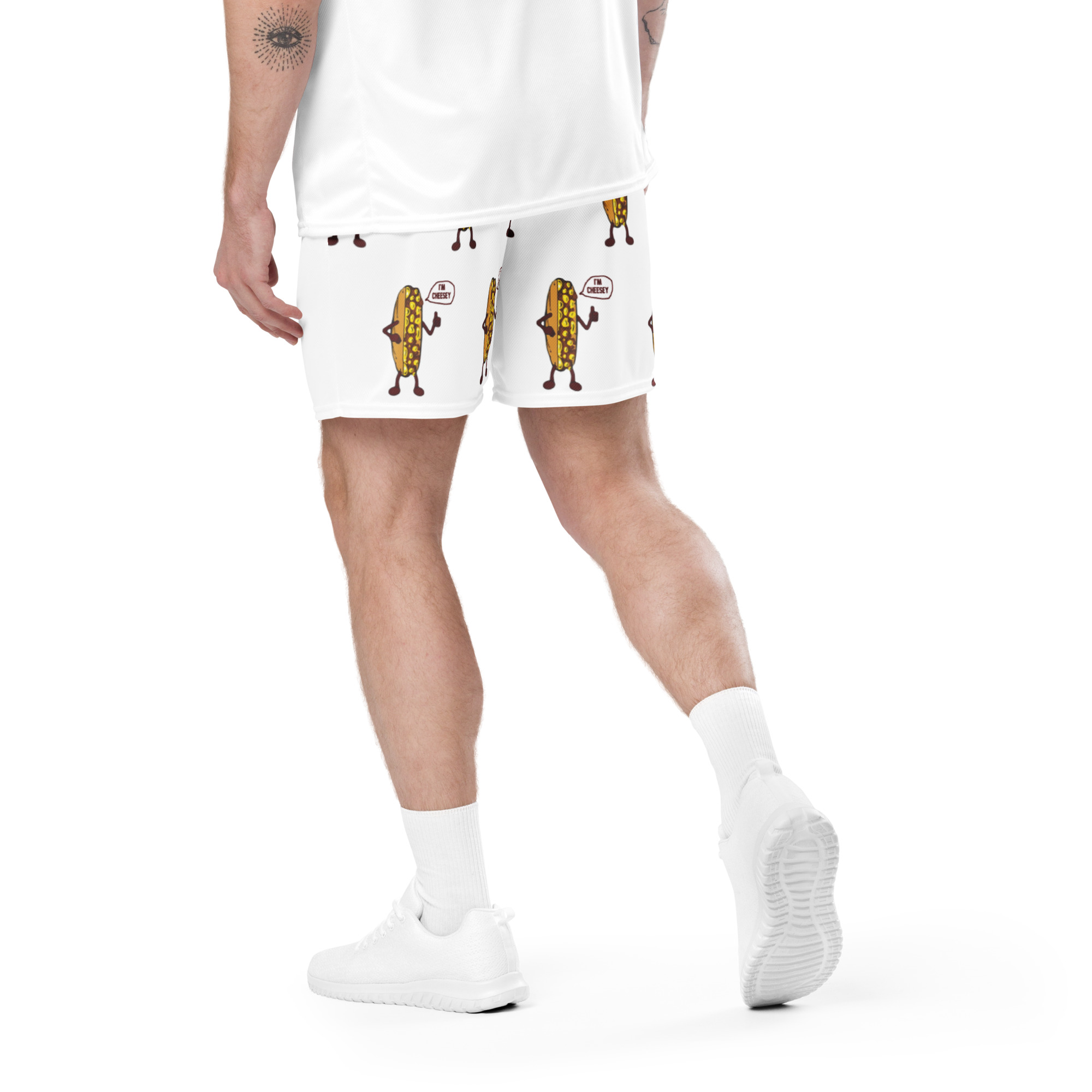 Mesh shorts - Cheesesteak Life - Big Amigo Dan - Mr. Cheesey - Image 2