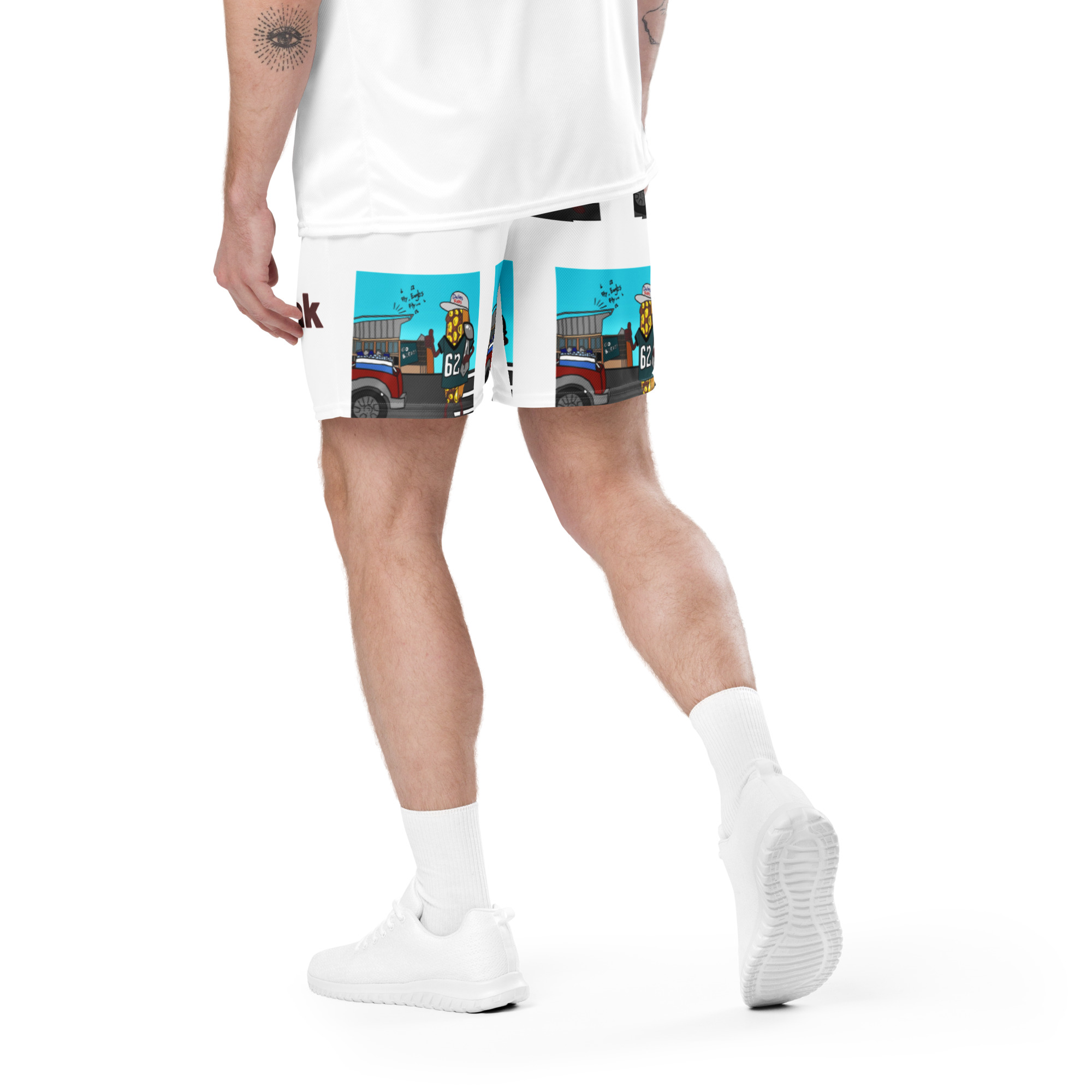 Mesh shorts - Cheesesteak Life - Lil' Amigo Dan - Cheesey Eagles Fan - Image 2