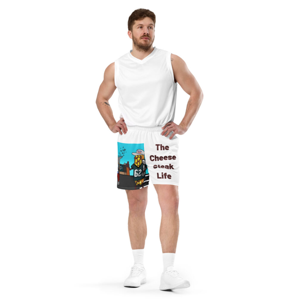 Mesh shorts - Cheesesteak Life - Big Amigo Dan - Cheesey Eagles Fan