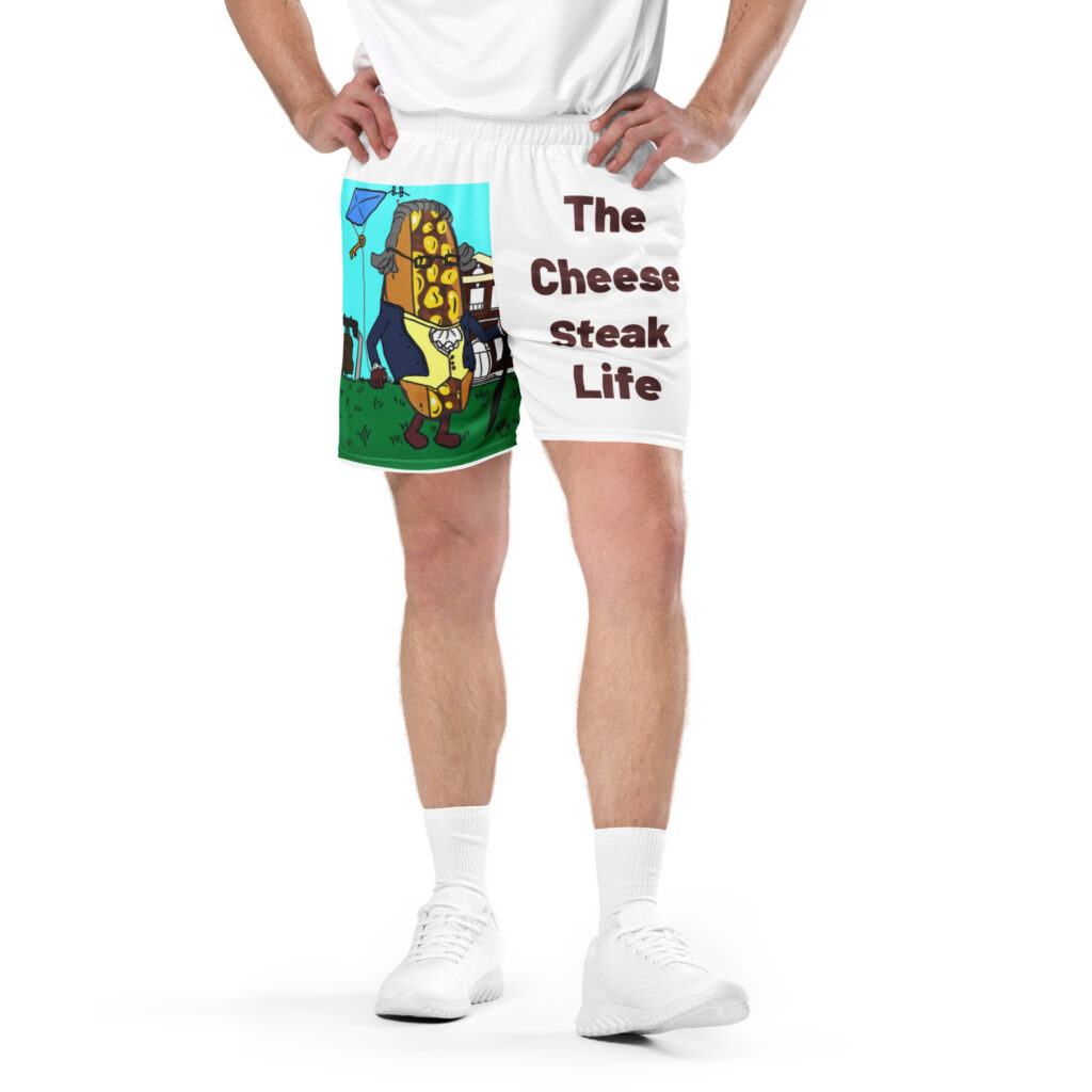 Mesh shorts - Cheesesteak Life - Big Amigo Dan - Cheesey History