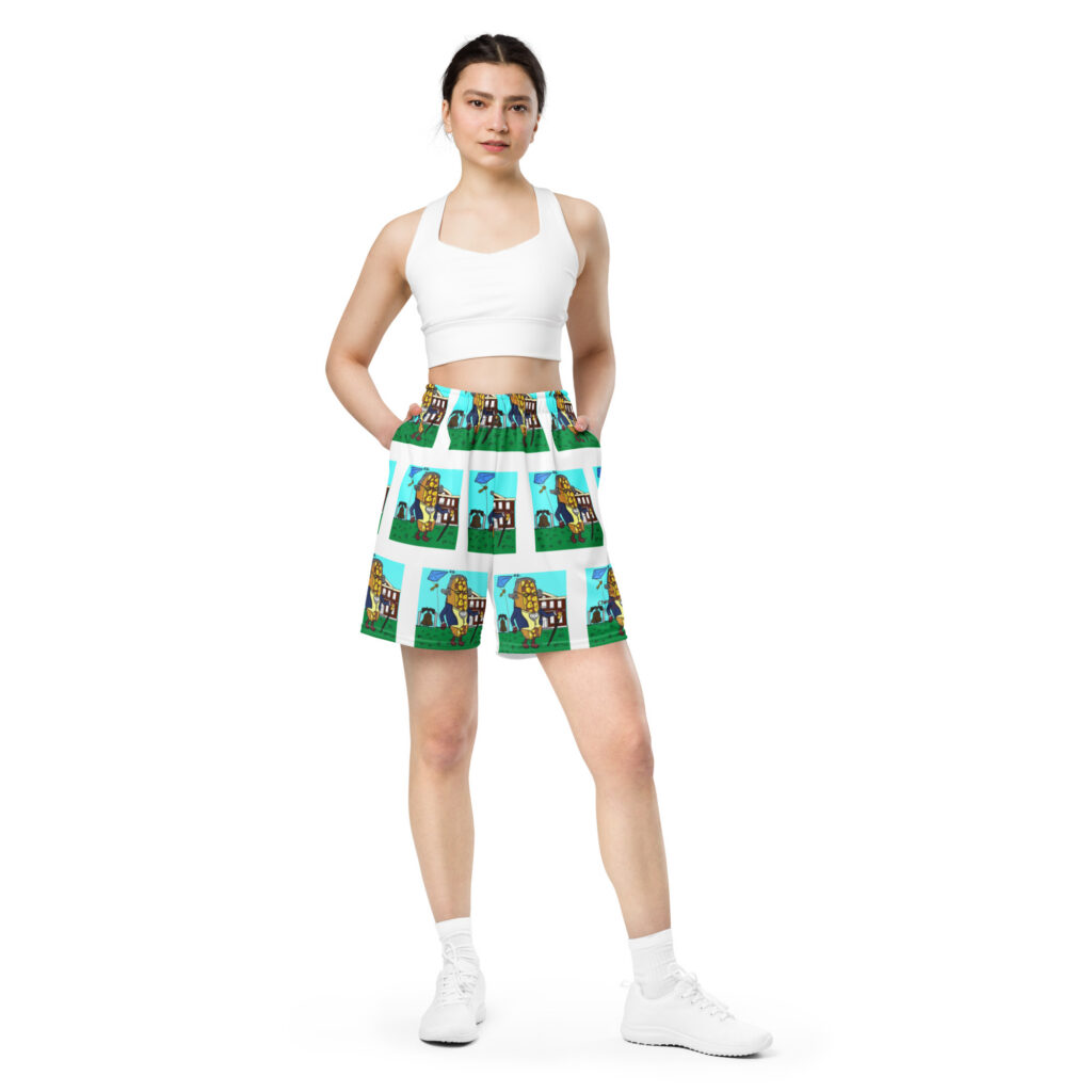 Mesh shorts - The Cheesesteak Life - Cheesey History All Over