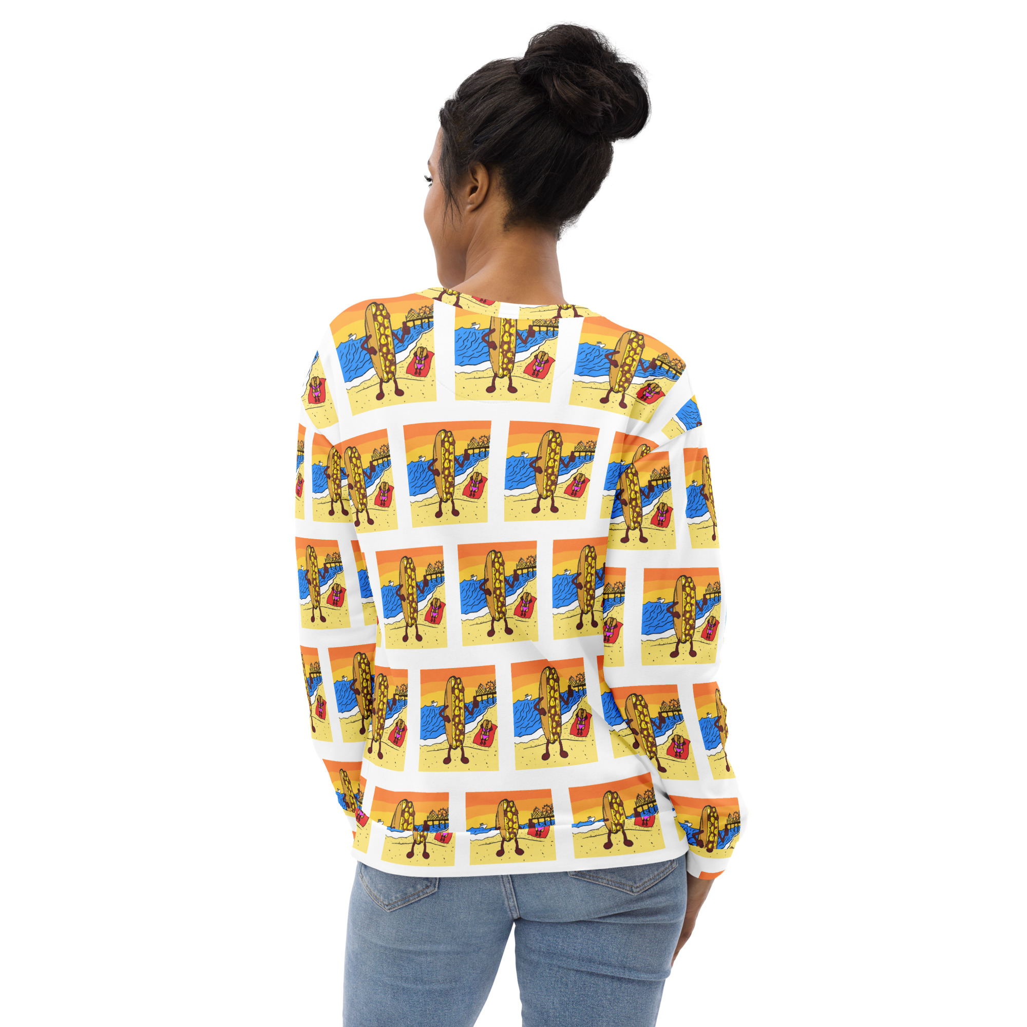 Sweatshirt - Cheesesteak Life - Cheesey Beach - Everywhere - Image 2