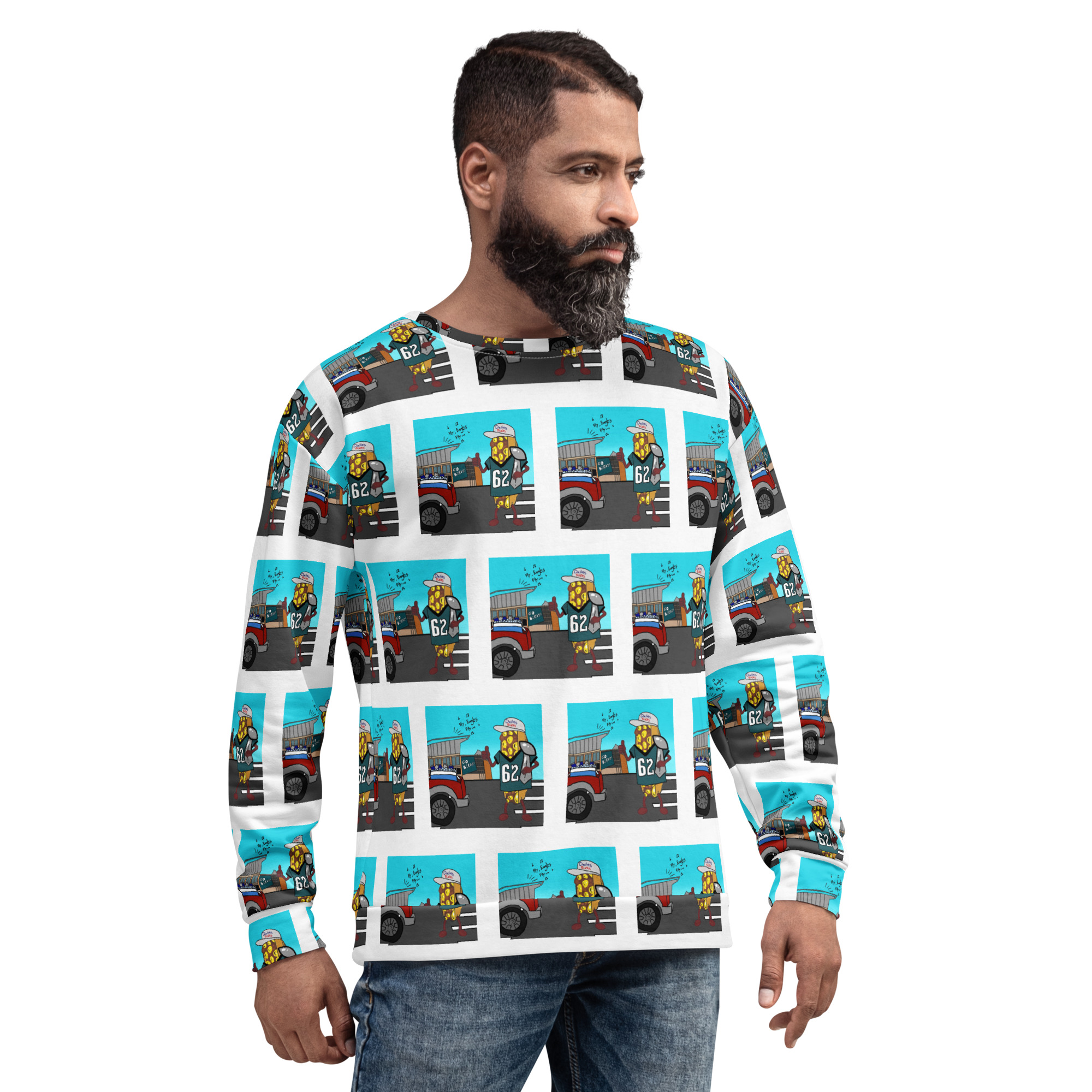 Sweatshirt - Cheesesteak Life - Cheesey Eagles Fan - everywhere