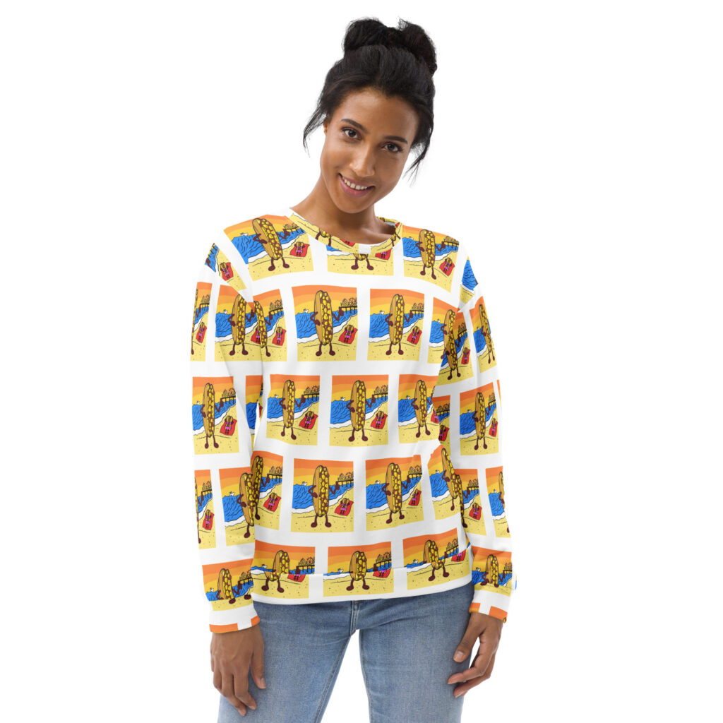 Sweatshirt - Cheesesteak Life - Cheesey Beach - Everywhere