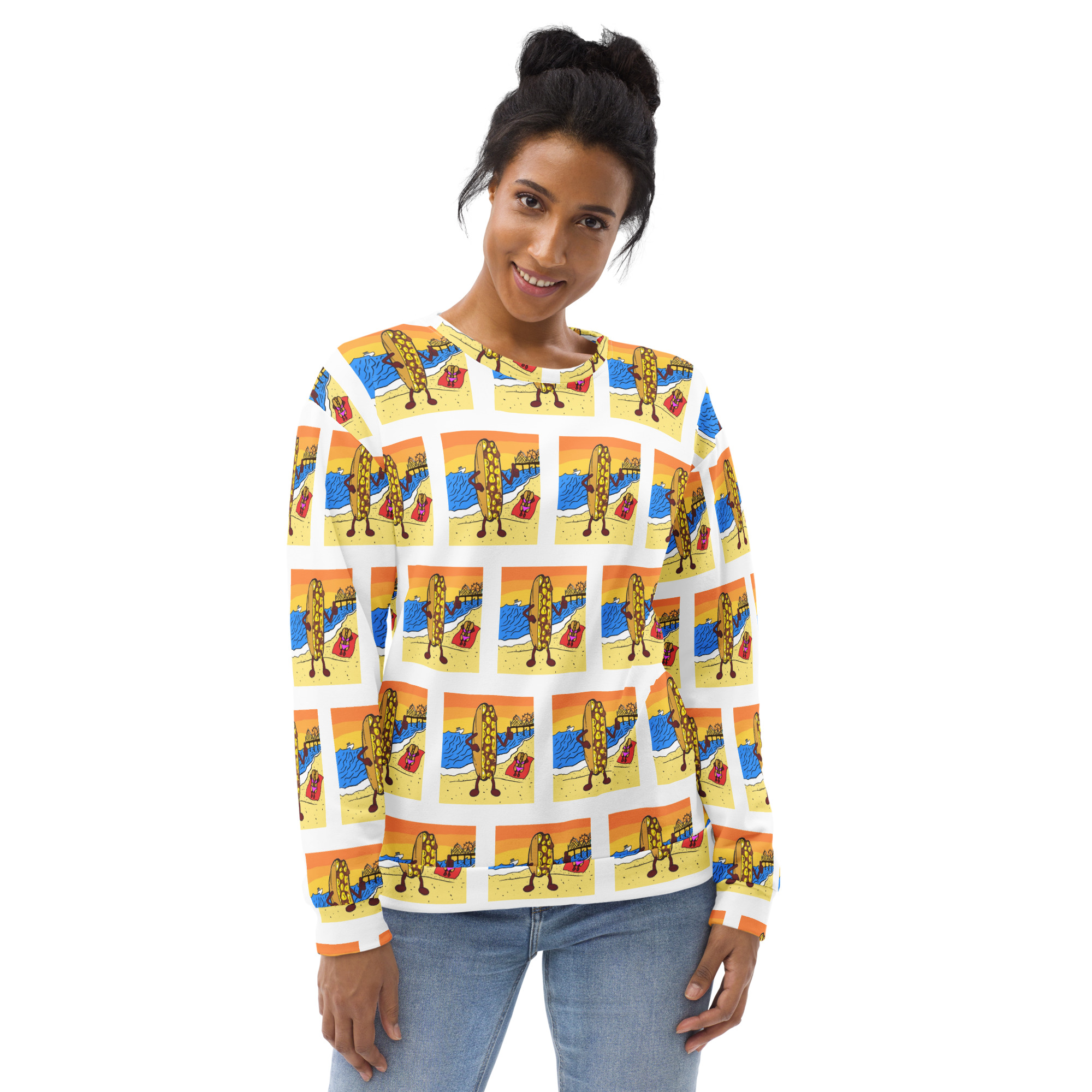 Sweatshirt - Cheesesteak Life - Cheesey Beach - Everywhere