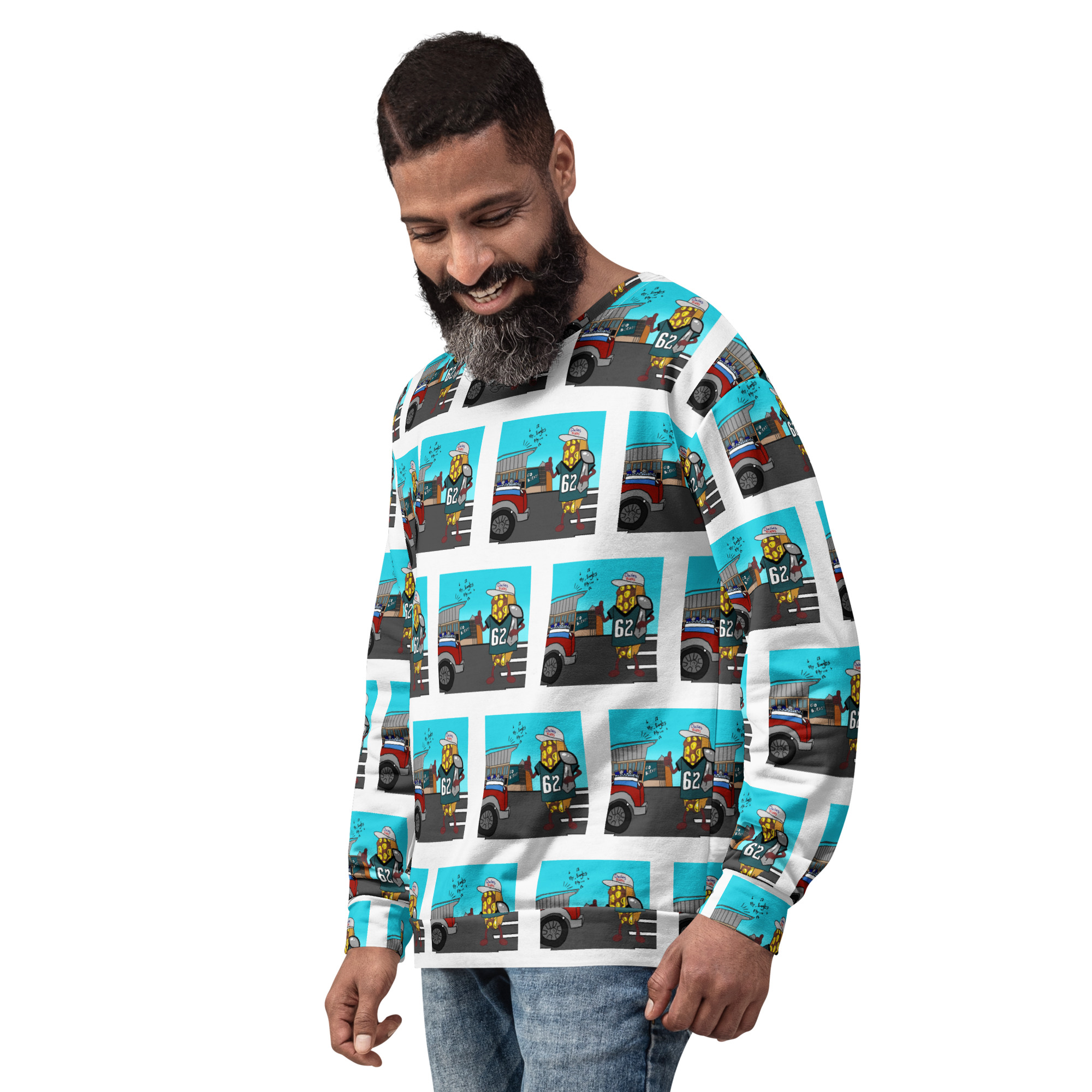Sweatshirt - Cheesesteak Life - Cheesey Eagles Fan - everywhere - Image 3
