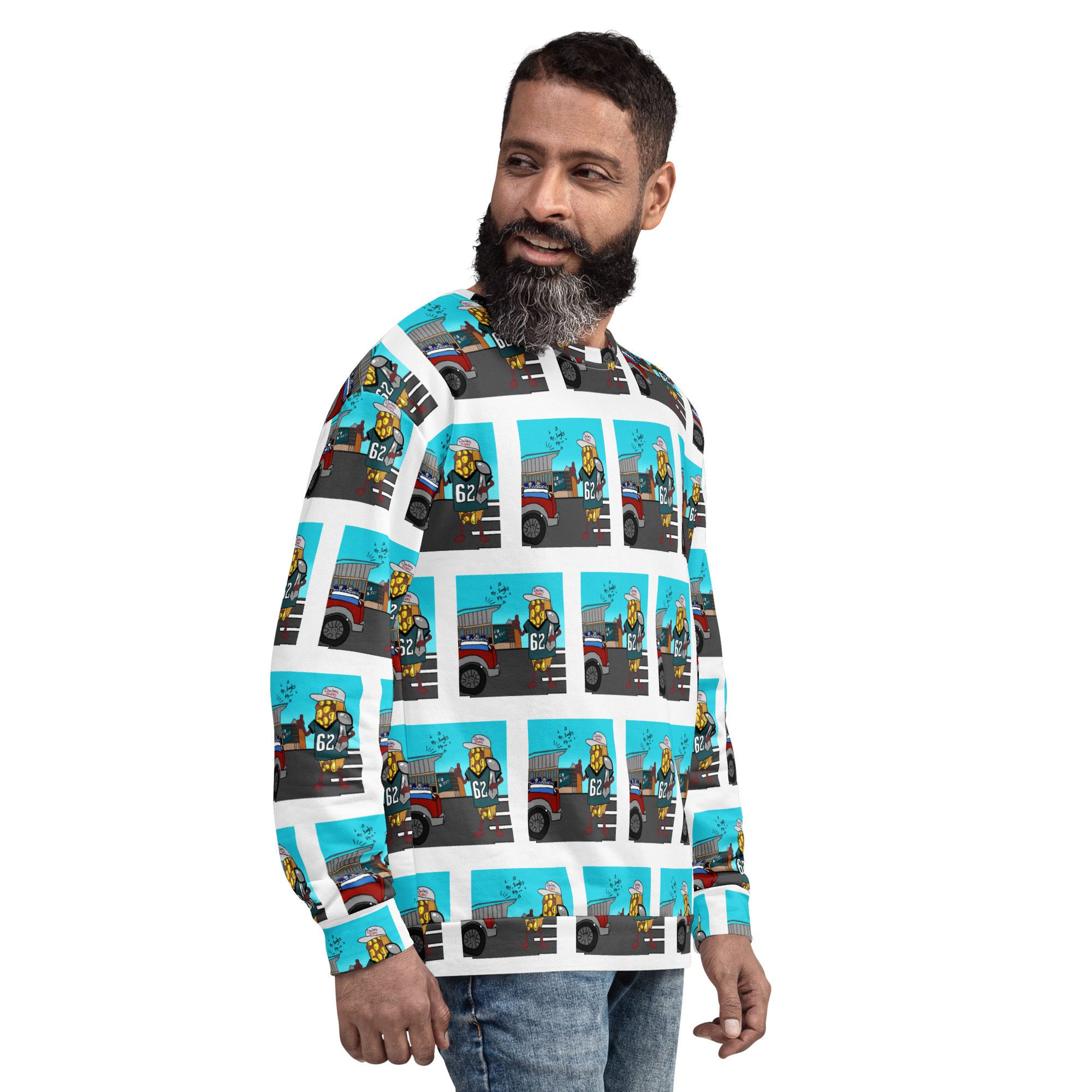 Sweatshirt - Cheesesteak Life - Cheesey Eagles Fan - everywhere - Image 4
