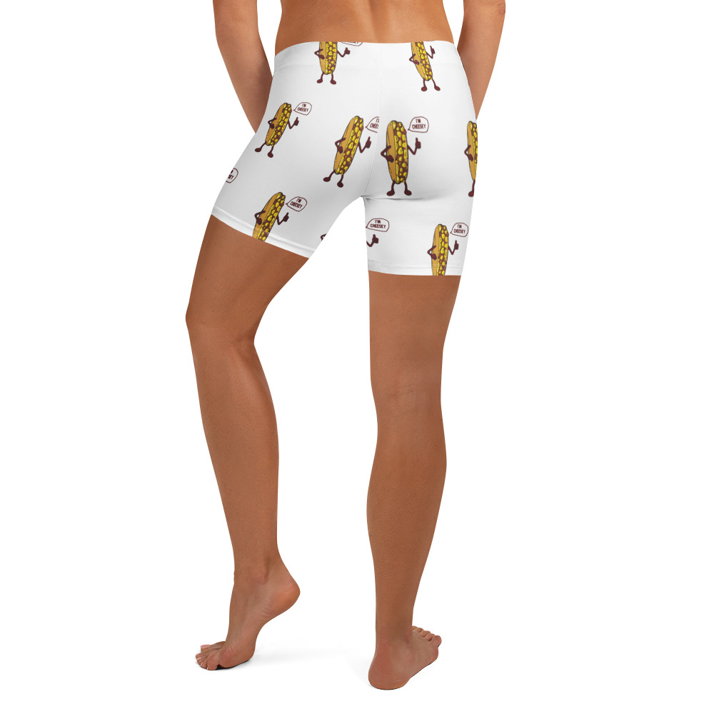 Yoga Shorts - Mr. Cheesey all over - Image 2