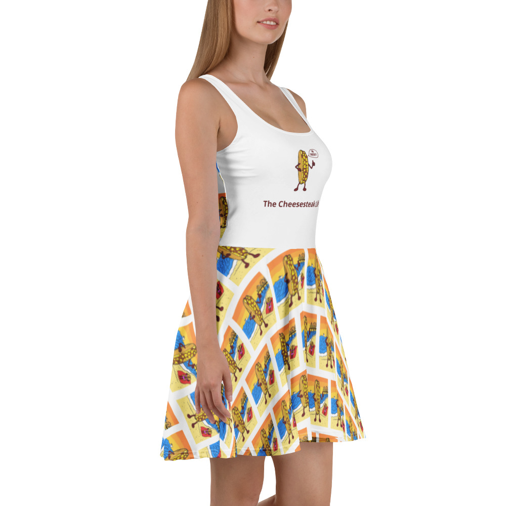 Skater Dress - Cheesesteak Life - Cheesey Beach - Amigo Dan - Image 4
