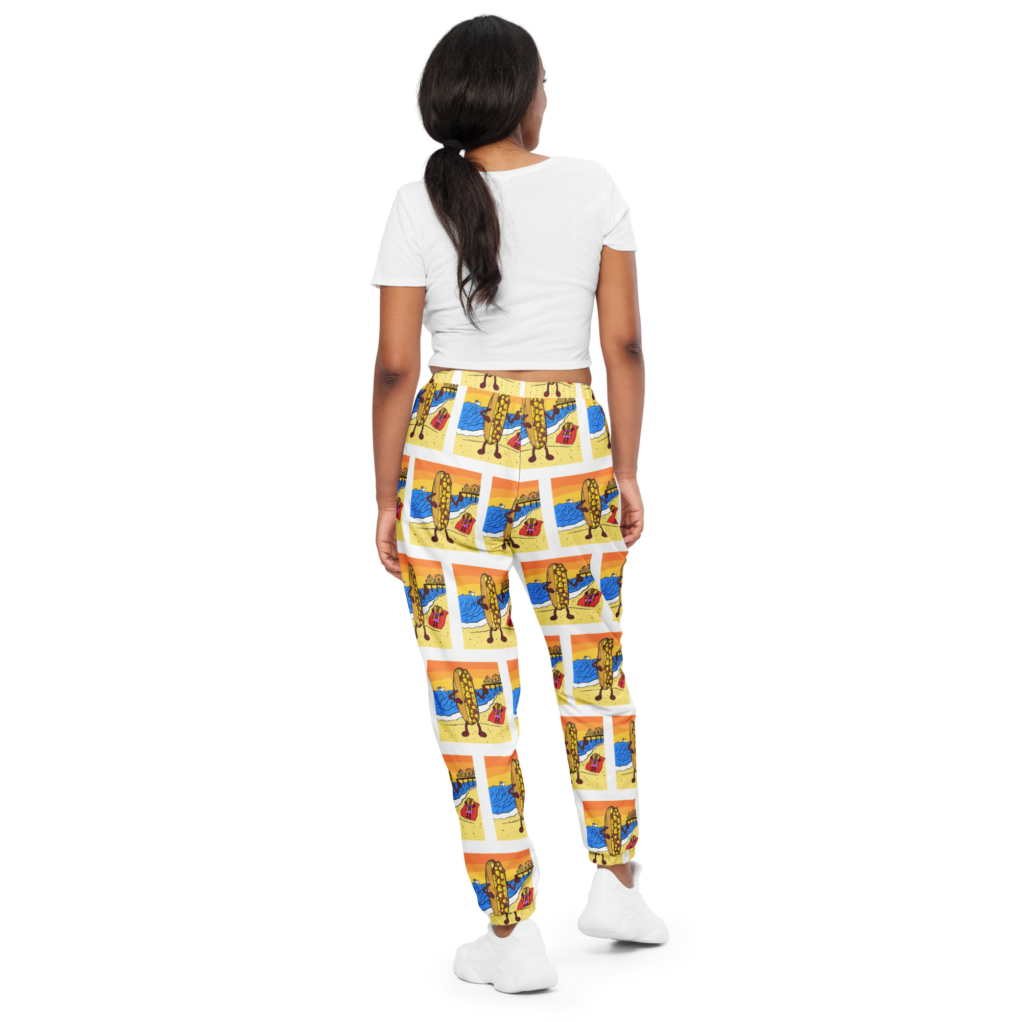Track pants - The Cheesesteak Life - Cheesey Beach everywhere - Image 3