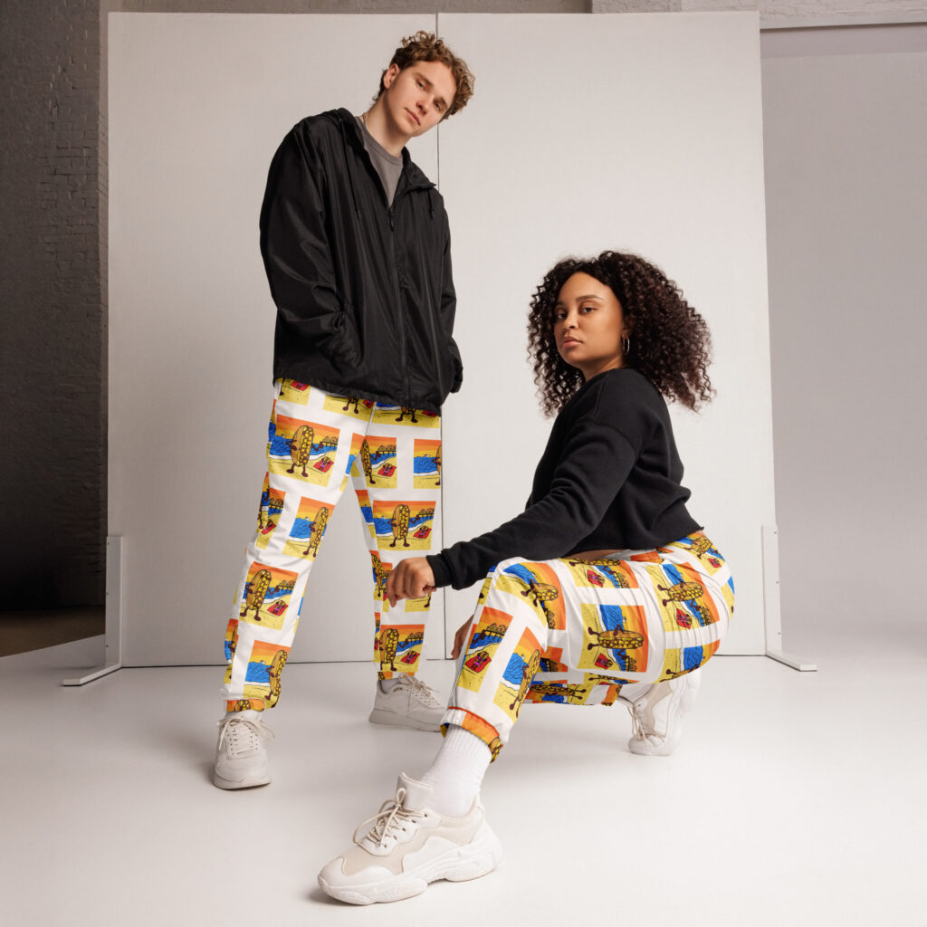 Track pants - Cheesey Beach