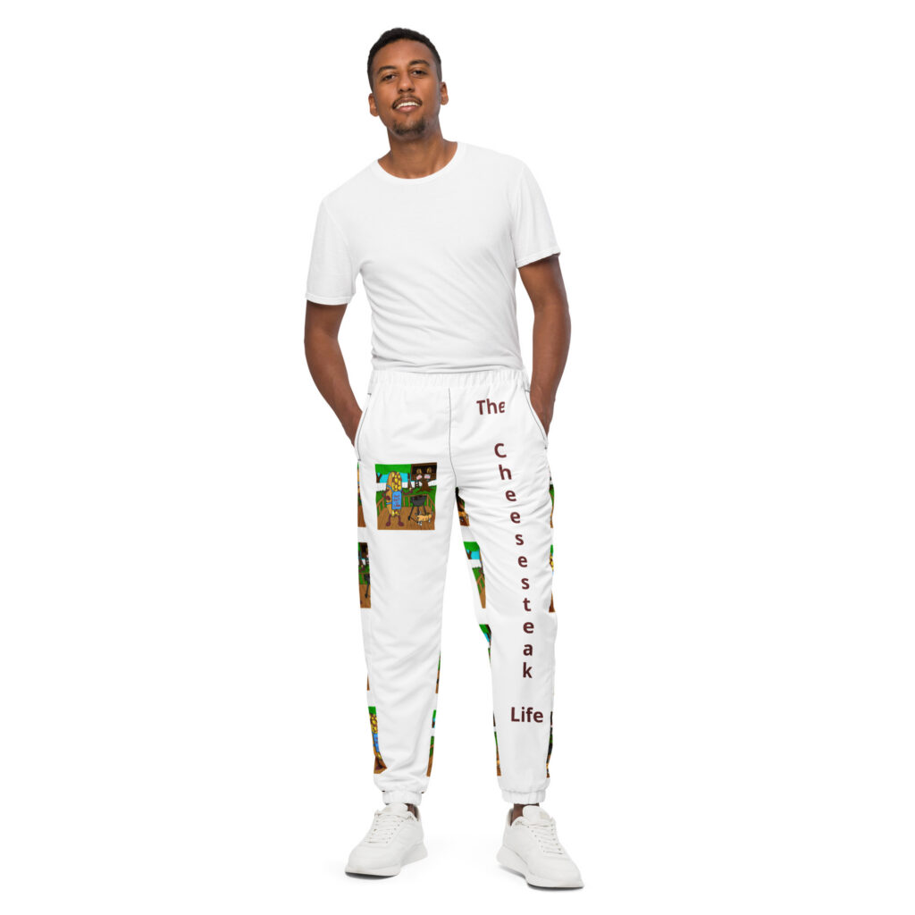 Track pants - The Cheesesteak Life - Cheesey Bar-B-Que - Amigo Dan