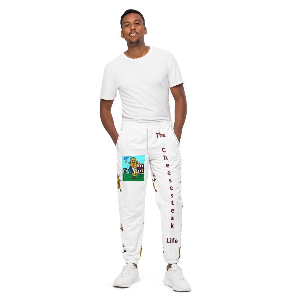Track Pants - The Cheesesteak Life - Cheesey History - Amigo Dan