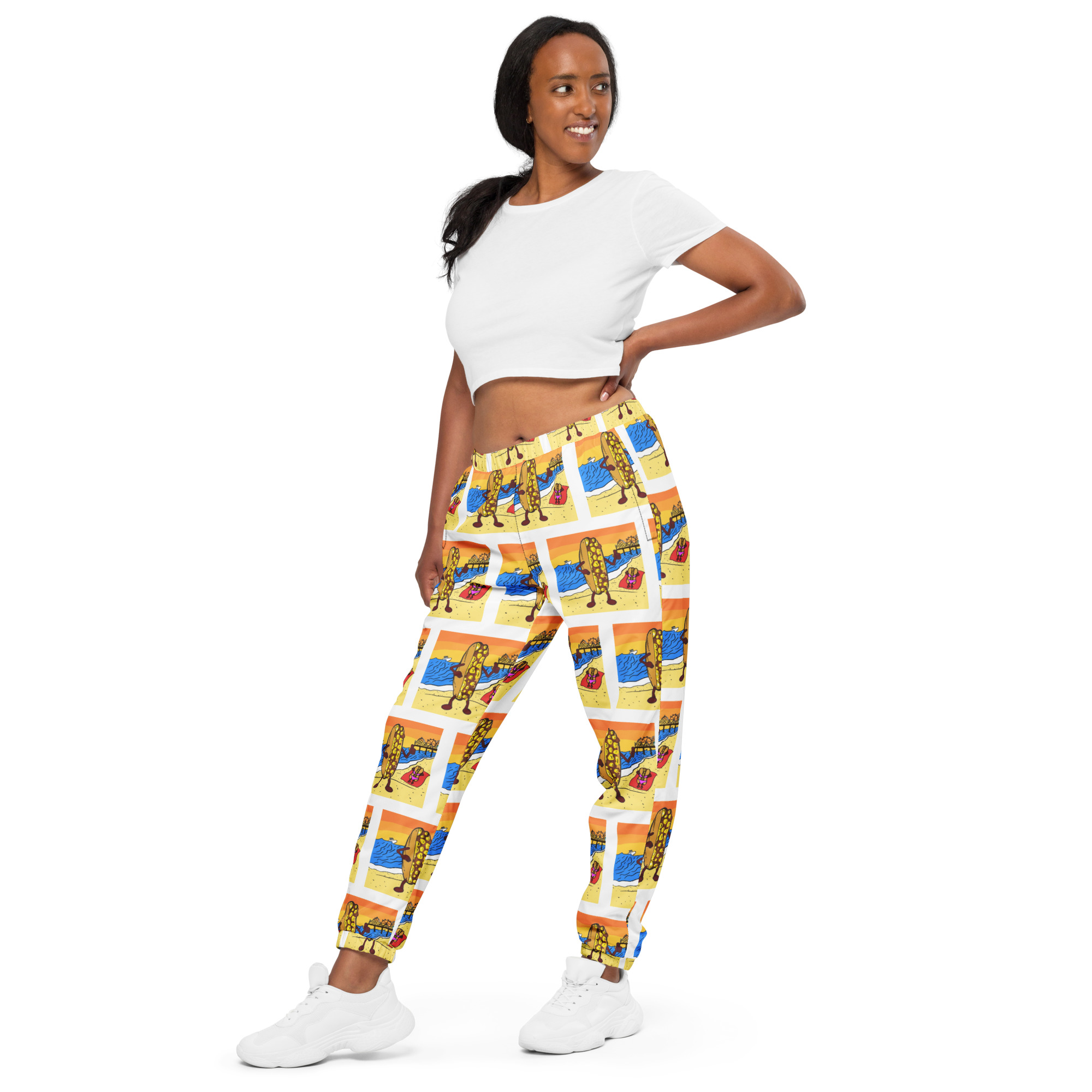 Track pants - The Cheesesteak Life - Cheesey Beach everywhere - Image 2