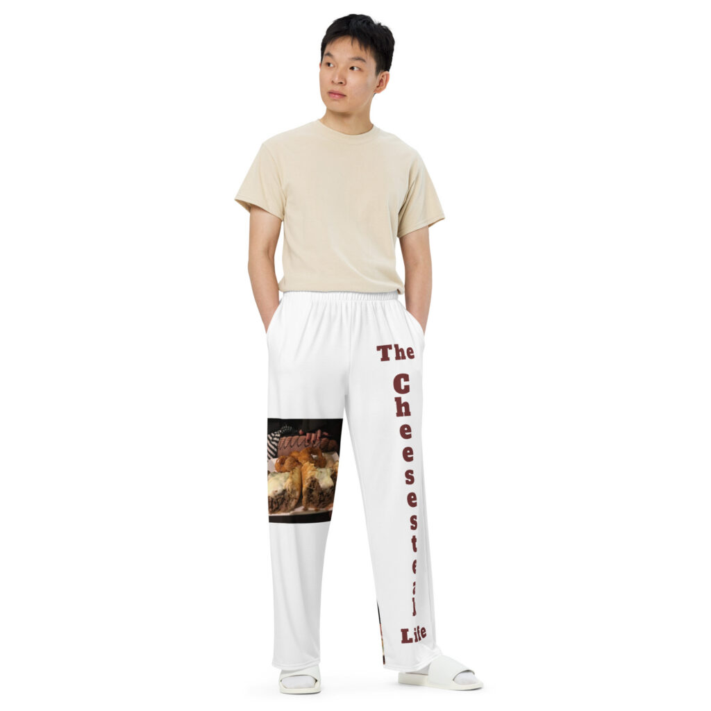 Wide-leg pants - Cheesesteak Life - Amigo Dan - Cheesey Fishnets - Big on front, lil on back