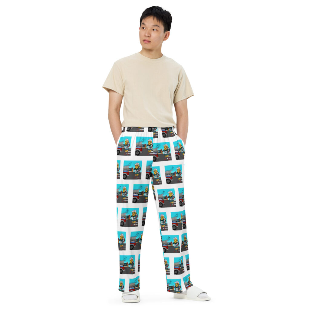 Wide-leg pants - Cheesesteak Life - Cheesey Eagles Fan everywhere