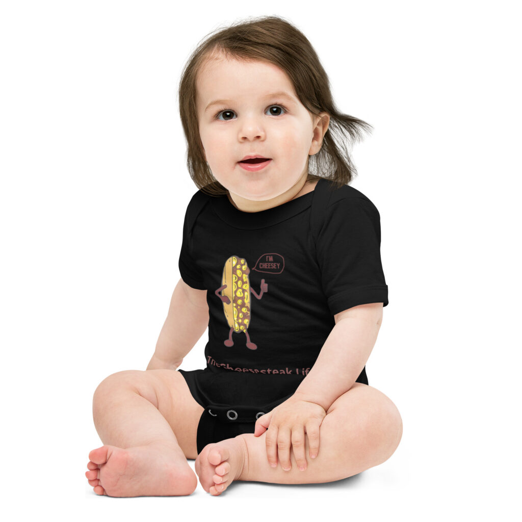Mr. Cheesey - Baby short sleeve one piece