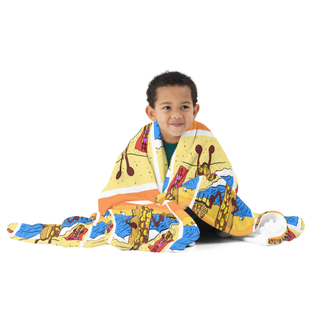 Throw Blanket - Cheesey Beach