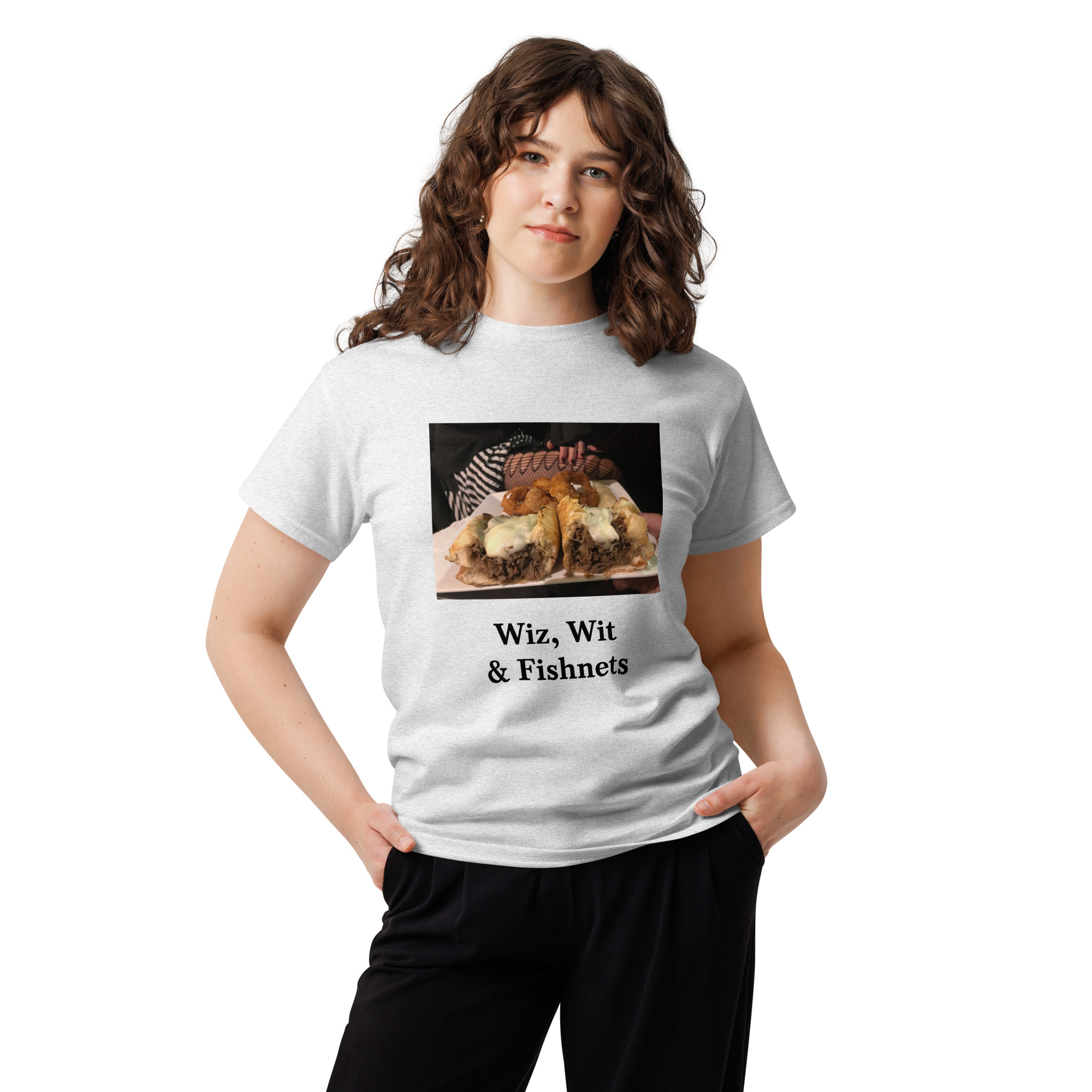 T-shirt - Cheesesteak life - Cheesey Wit, Wit & Fishnets - Image 12