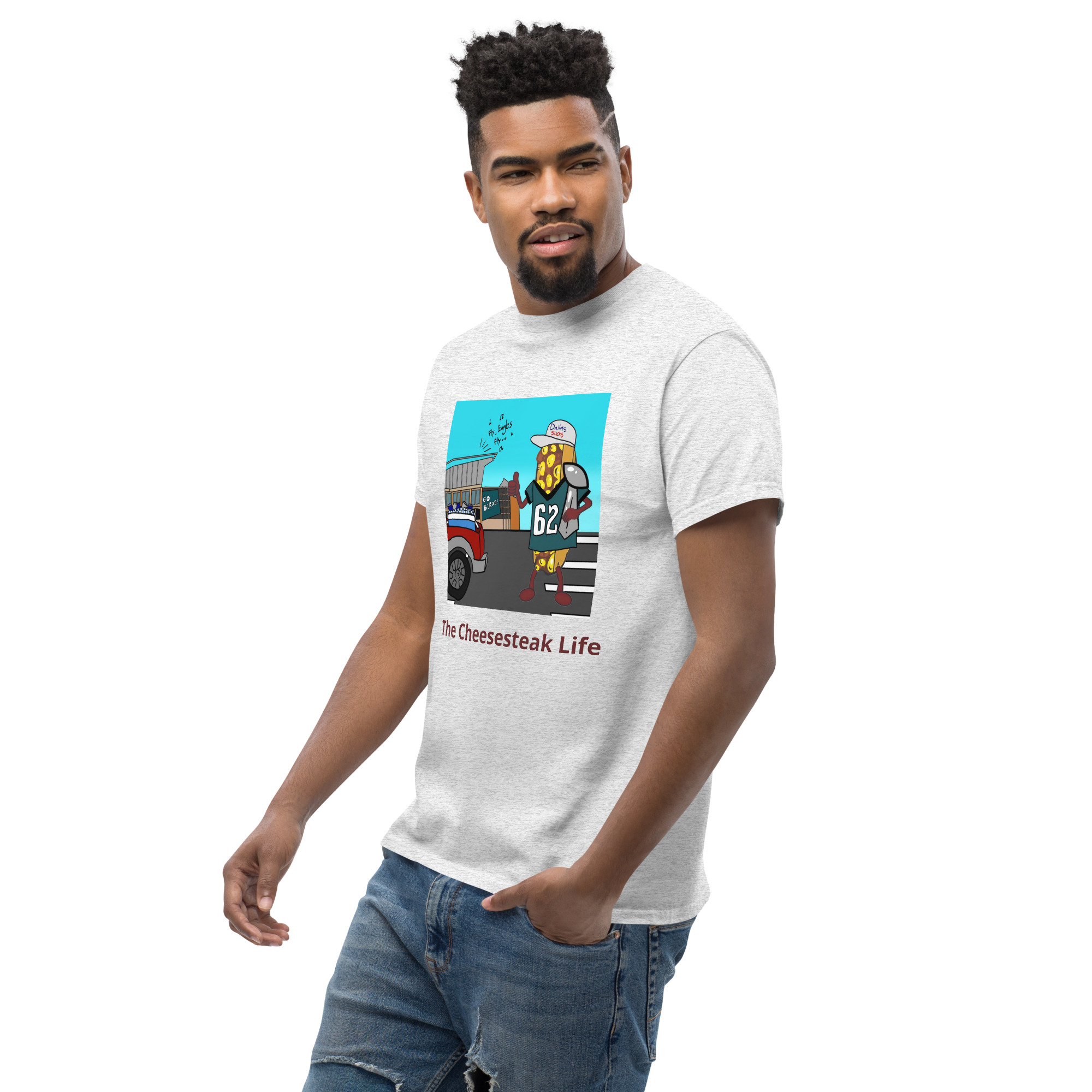 T-shirt - Cheesesteak life - Cheesey Eagles Fan - Image 61