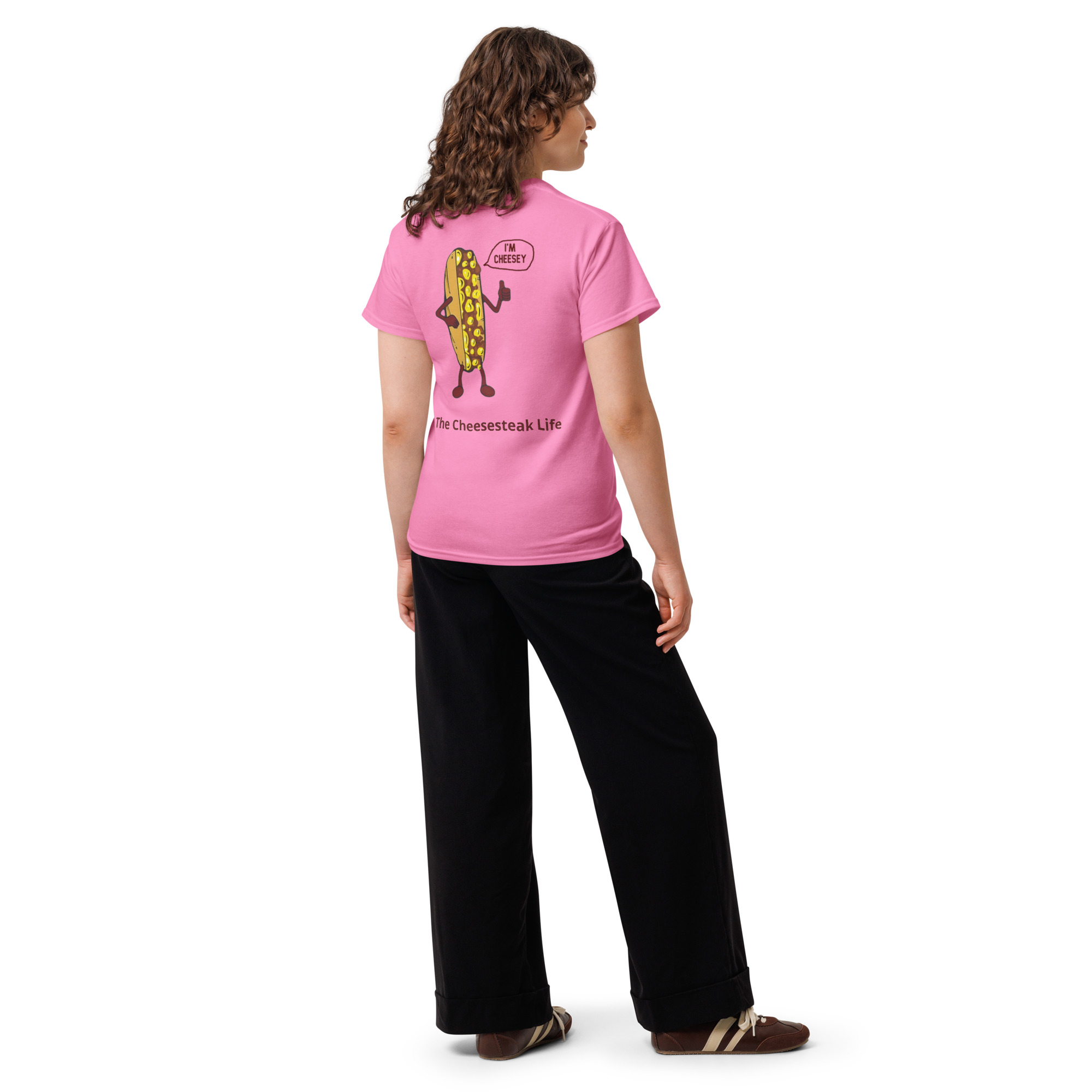 T-shirt - Cheesesteak Life - Amigo Dan - Mr. Cheesey on back - Image 11