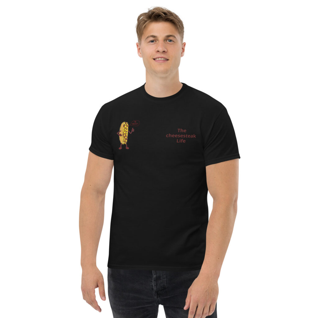 T-shirt - Cheesesteak Life - Amigo Dan - Cheesey Beach on back