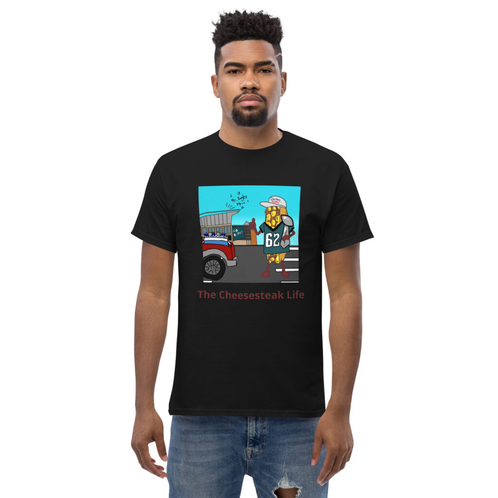 T-shirt - Cheesesteak life - Cheesey Eagles Fan