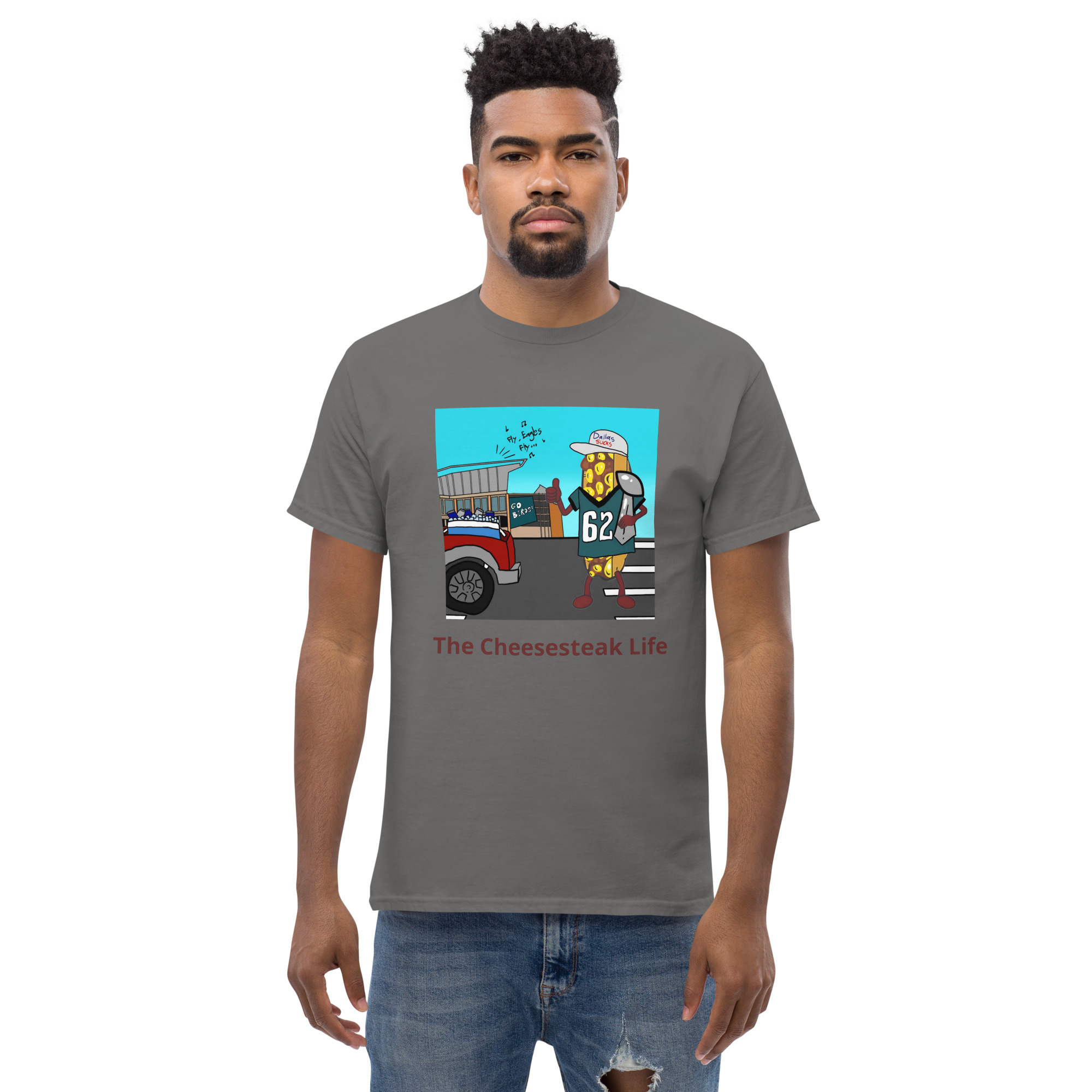 T-shirt - Cheesesteak life - Cheesey Eagles Fan - Image 29