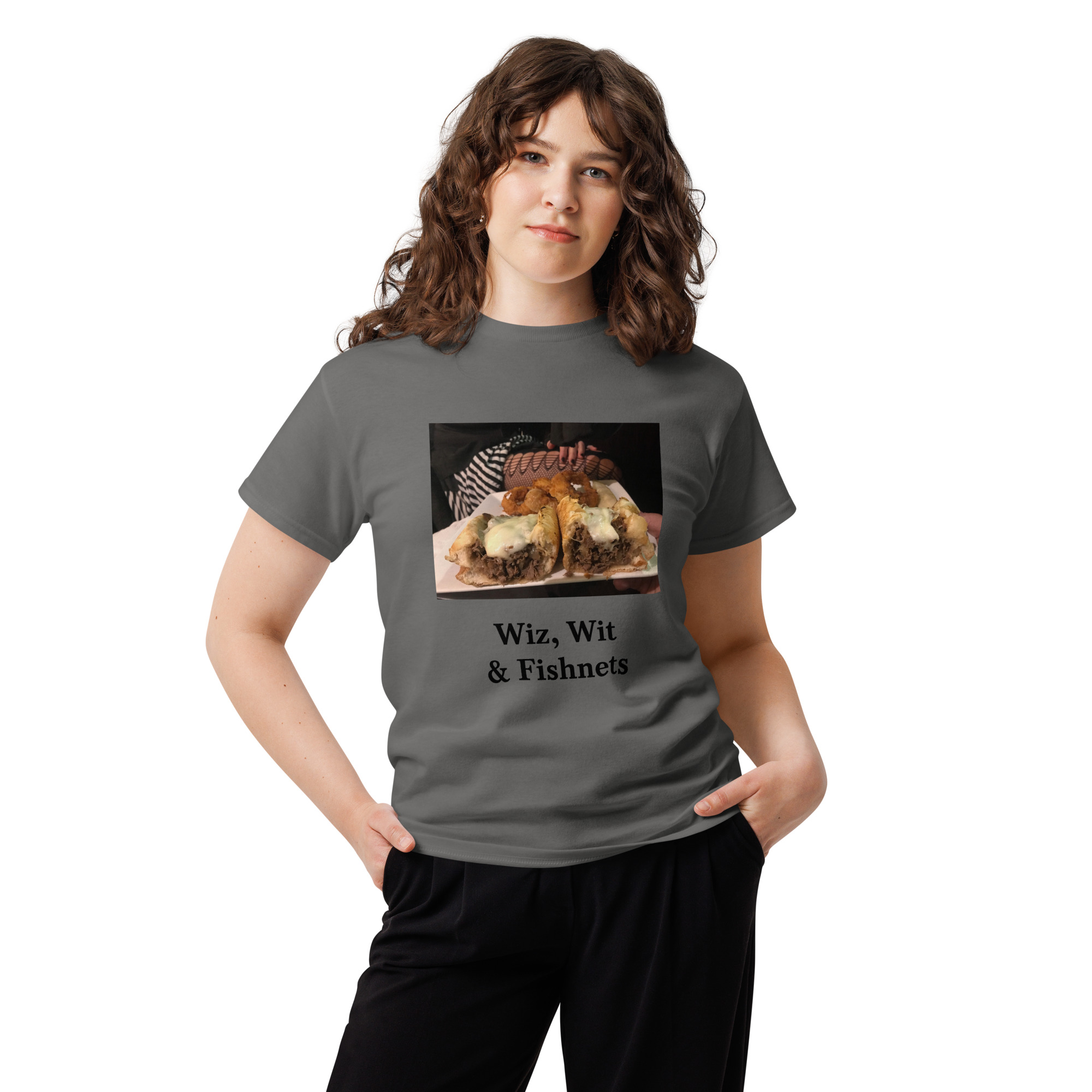 T-shirt - Cheesesteak life - Cheesey Wit, Wit & Fishnets - Image 6