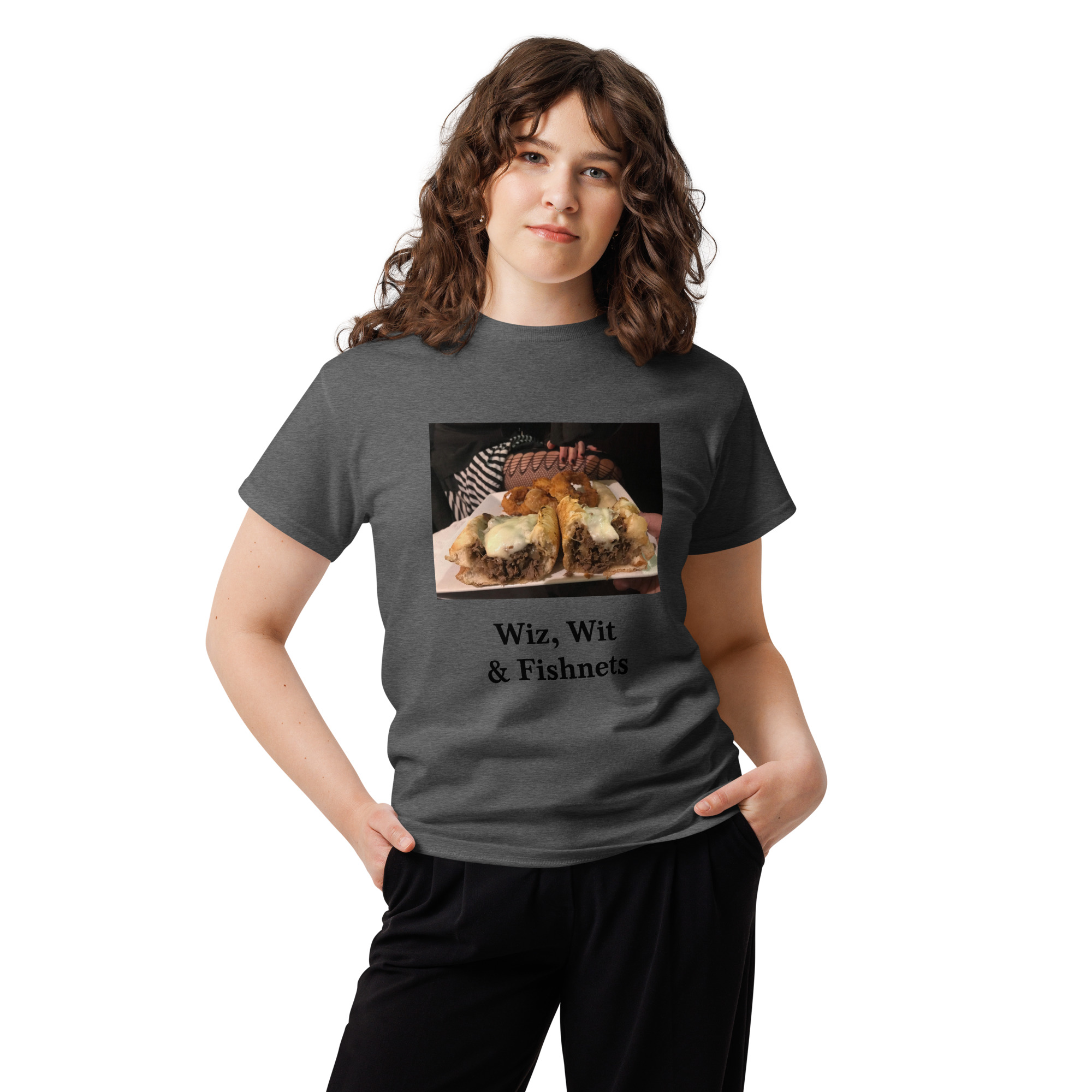 T-shirt - Cheesesteak life - Cheesey Wit, Wit & Fishnets - Image 5