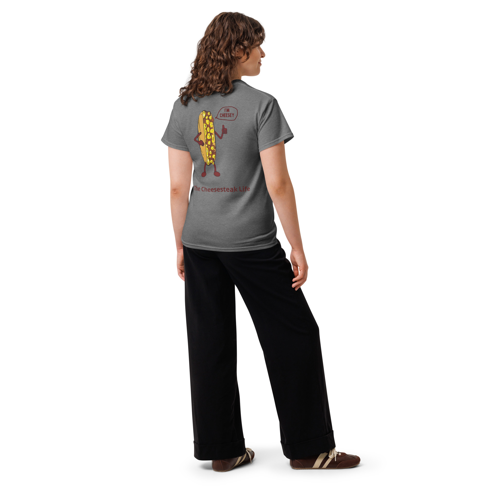 T-shirt - Cheesesteak Life - Amigo Dan - Mr. Cheesey on back - Image 9