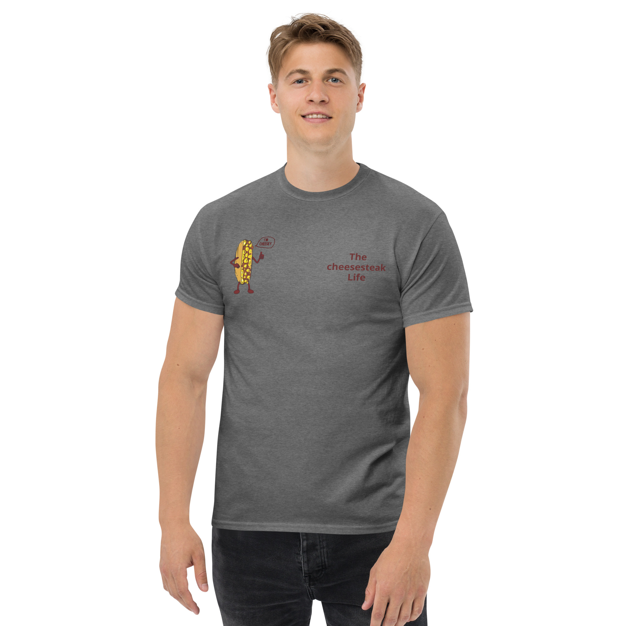 T-shirt - Cheesesteak Life - Amigo Dan - Cheesey Beach on back - Image 16