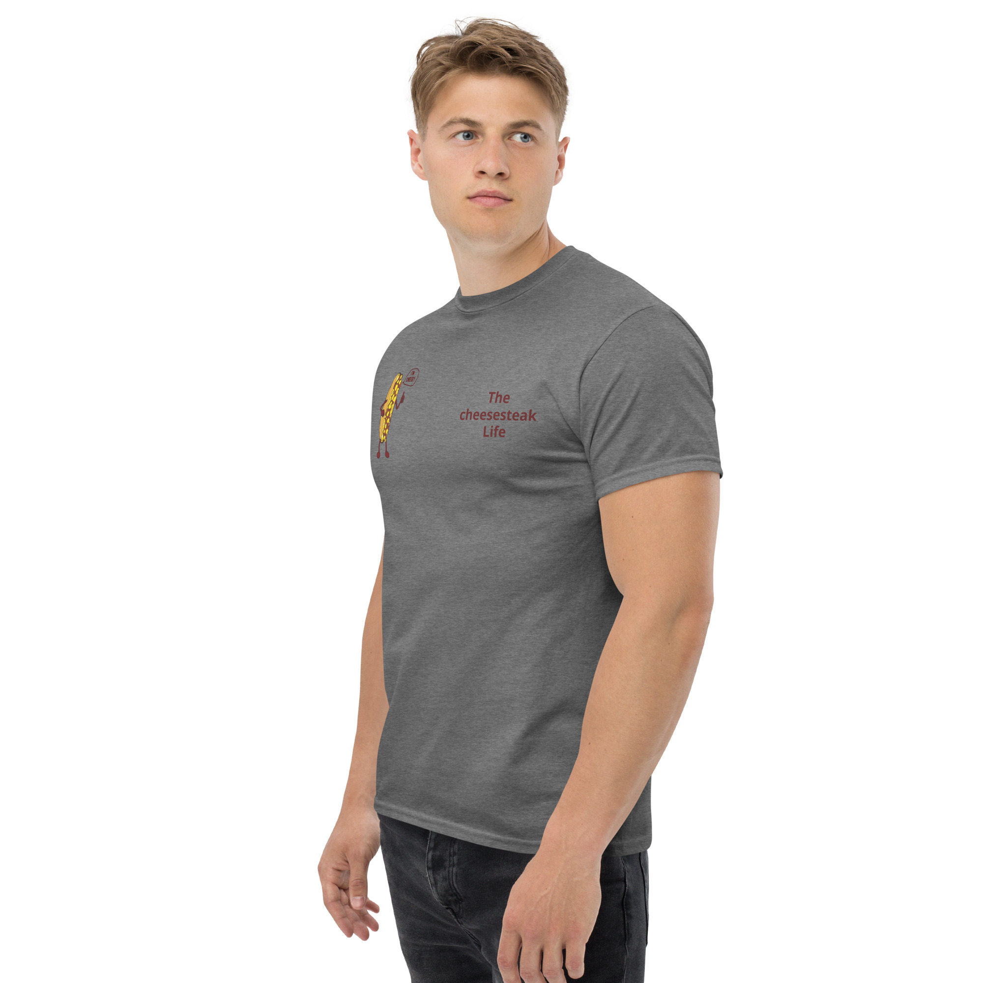 T-shirt - Cheesesteak Life - Amigo Dan - Cheesey Beach on back - Image 18