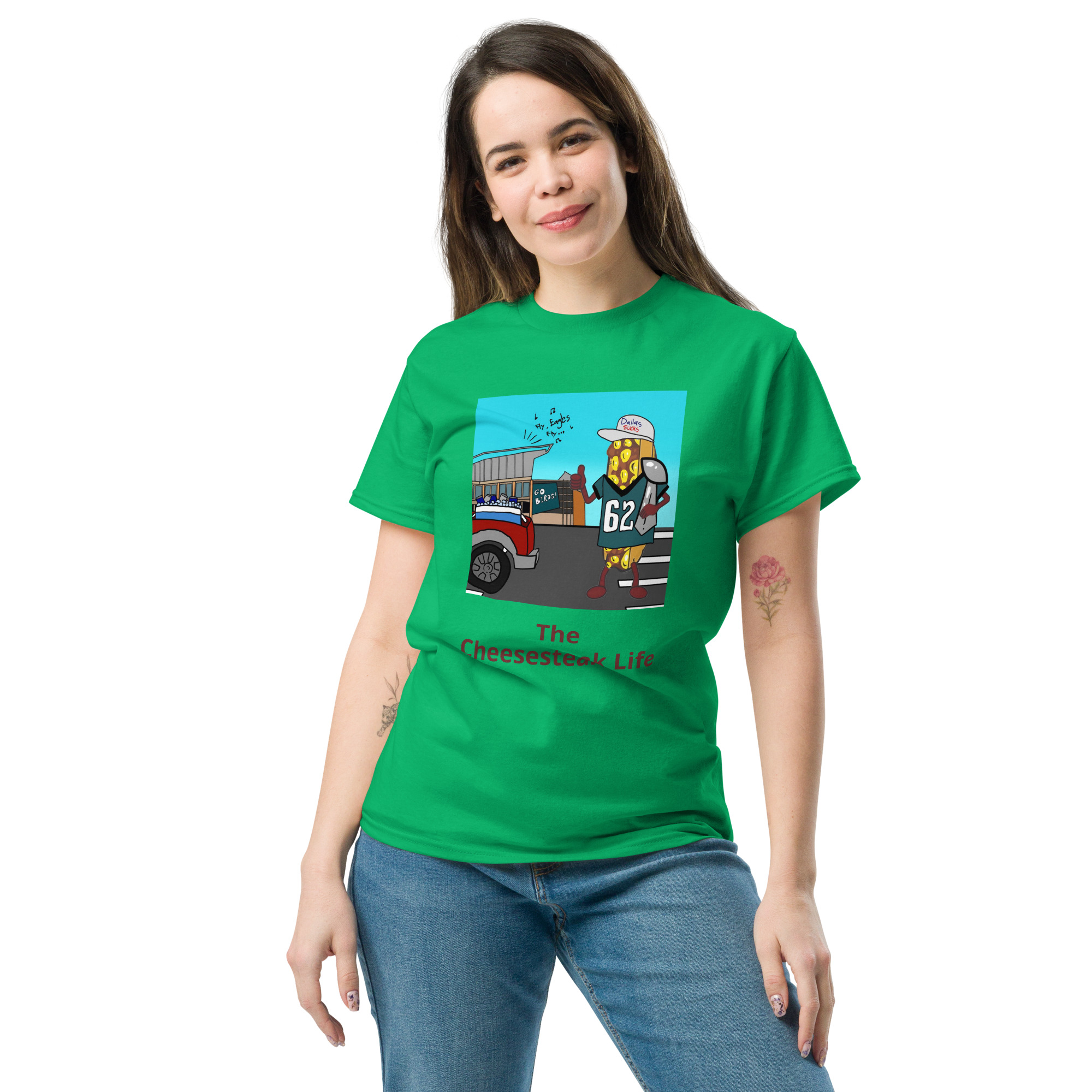 T-shirt - Cheesesteak life - Cheesey Eagles fan - Image 7