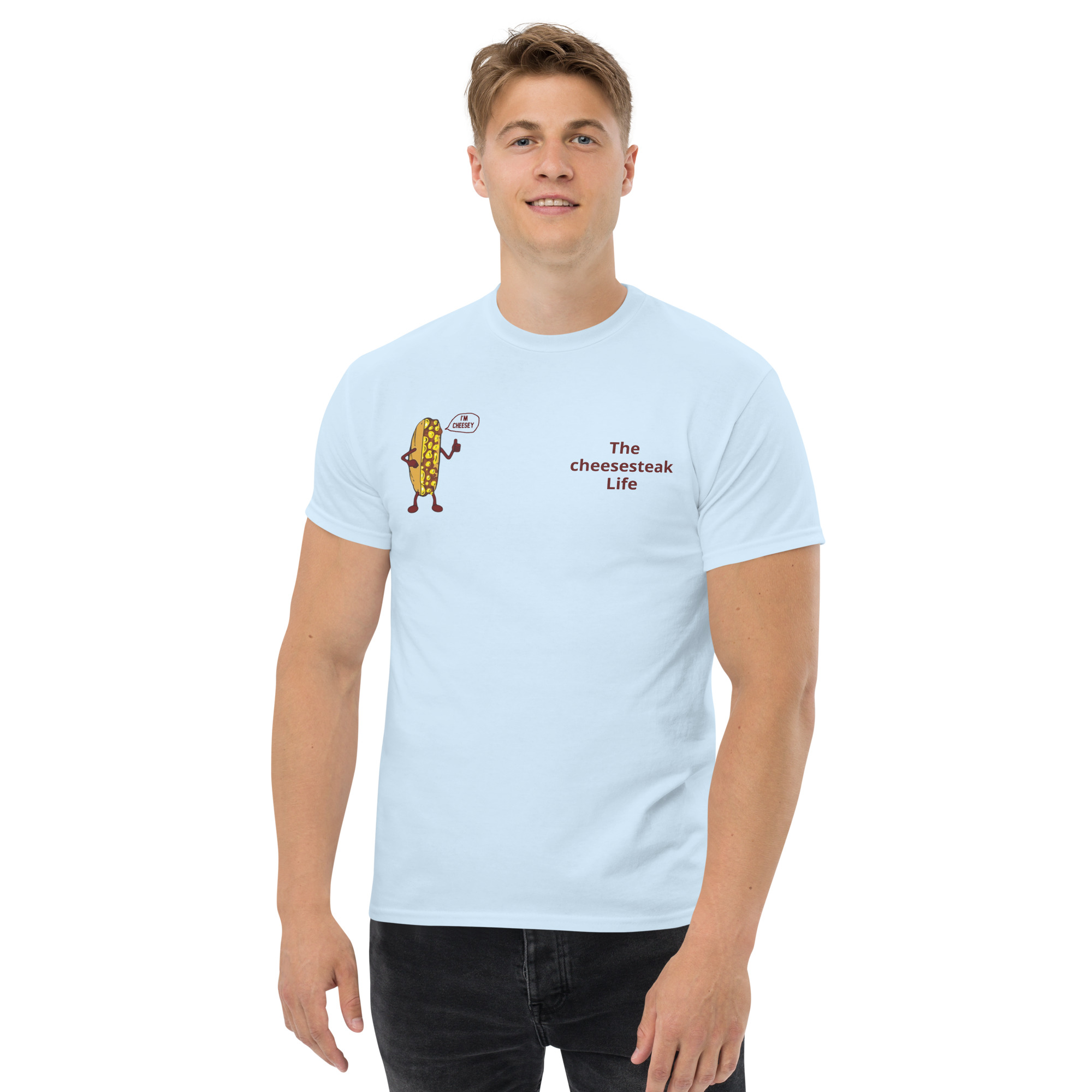 T-shirt - Cheesesteak Life - Amigo Dan - Cheesey Beach on back - Image 31