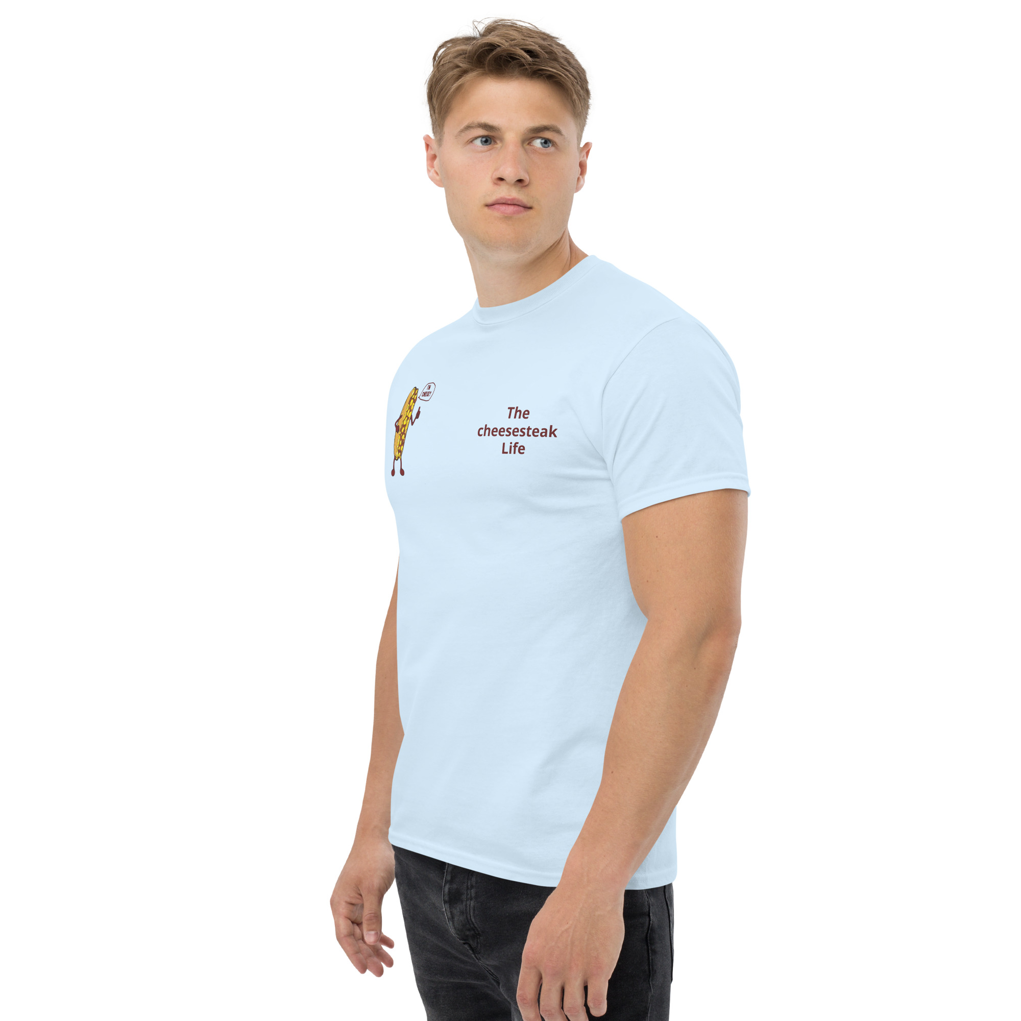 T-shirt - Cheesesteak Life - Amigo Dan - Cheesey Beach on back - Image 33